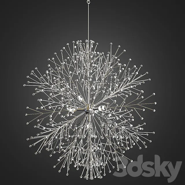 Dunkirk Chandelier by Hudson Valley Lighting 3DModel Dunkirk Chandelier by Hudson Valley Lighting 3DModel