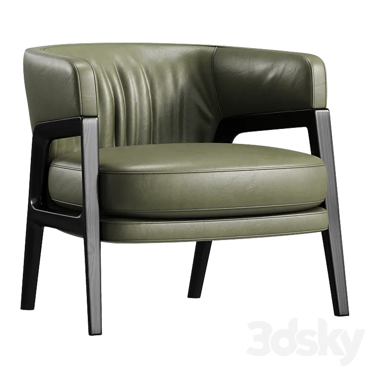 Duo Armchair by Paltrona Frau 3D Model Free Download