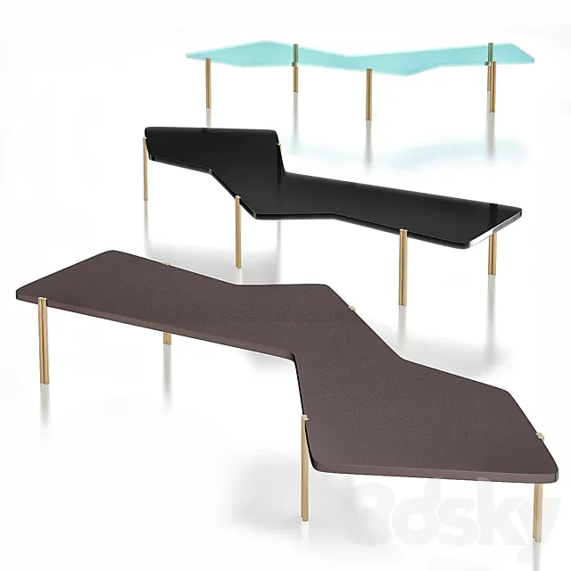 Durame DARK JEAN COFFEE TABLE 3D Model
