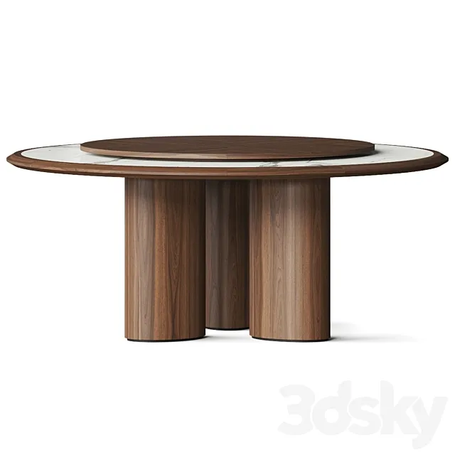 Durame Diamante Dining Table 3DModel