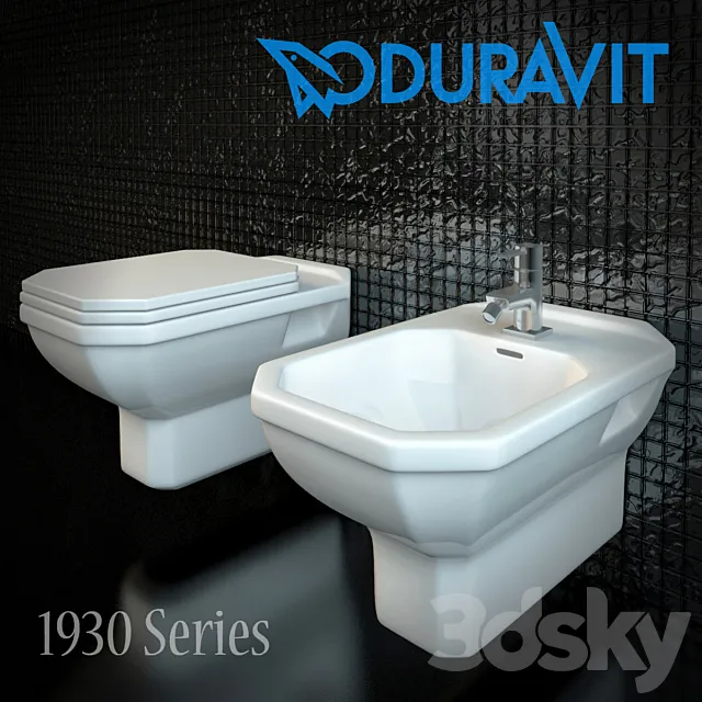 Duravit 1930 Series 3DModel Duravit 1930 Series 3DModel