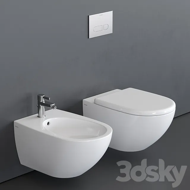 Duravit Architec Wall-hung WC 3D Model