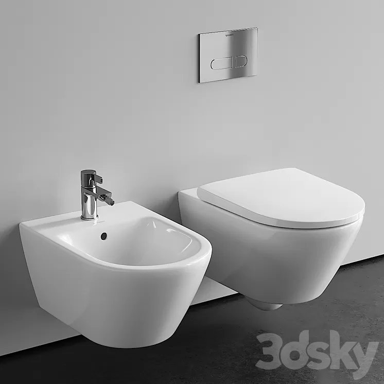 Duravit D-Neo Wall-Hung WC 3D Model
