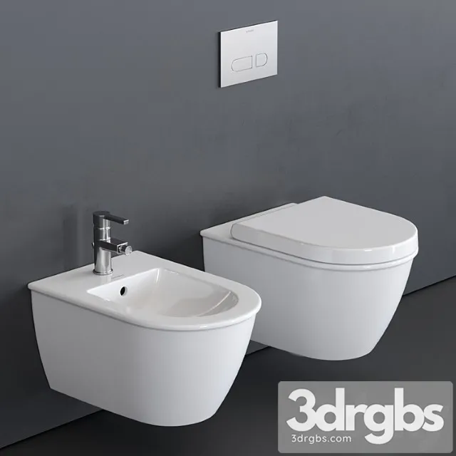 Duravit Darling New Wall Hung Wc 3D Model Download