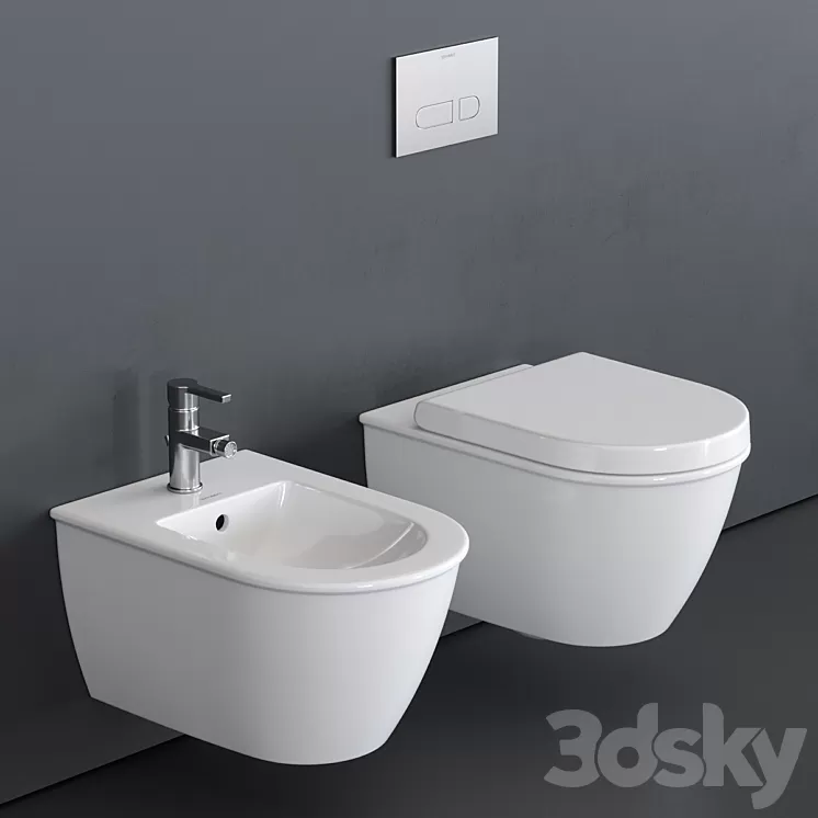 Duravit Darling New Wall-hung WC 3D Model