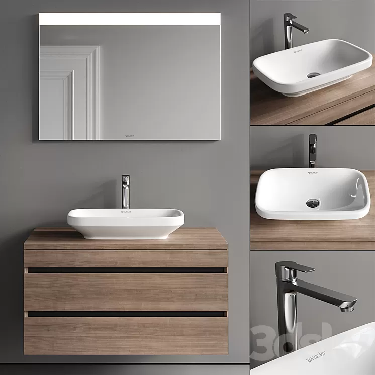 Duravit DuraStyle Vanity Unit Set 1 3D Model Free Download