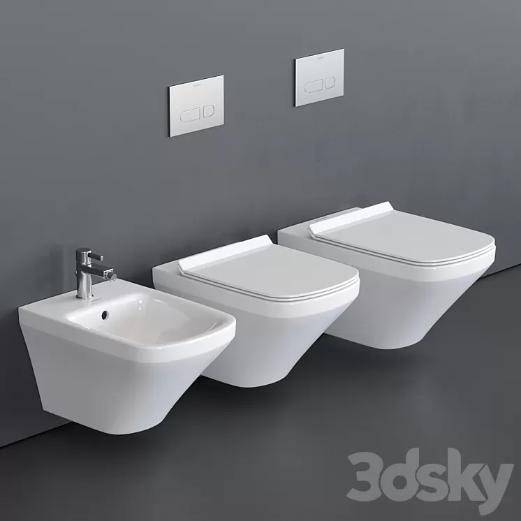 Duravit DuraStyle Wall-hung WC 3D Model
