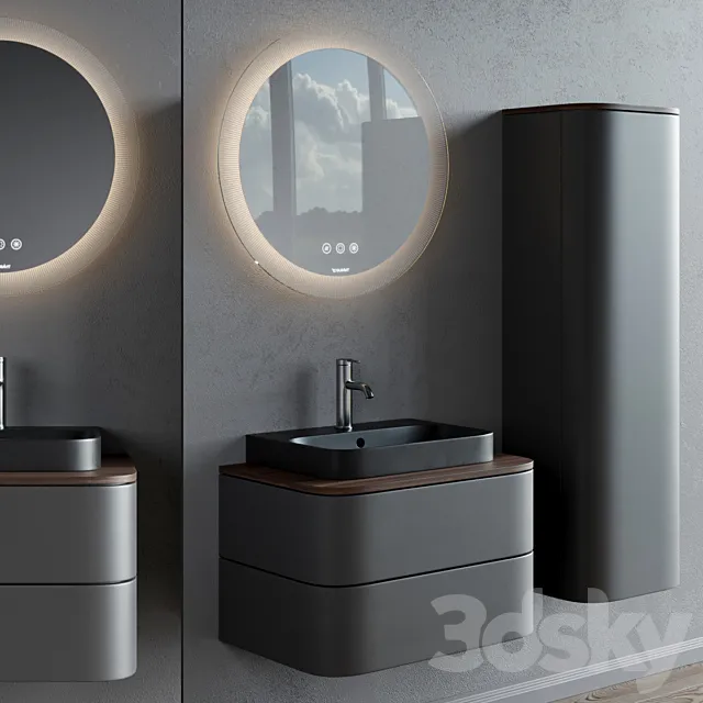 Duravit Happy D.2 Plus | Vanity unit 3D Model Duravit Happy D.2 Plus | Vanity unit 3D Model