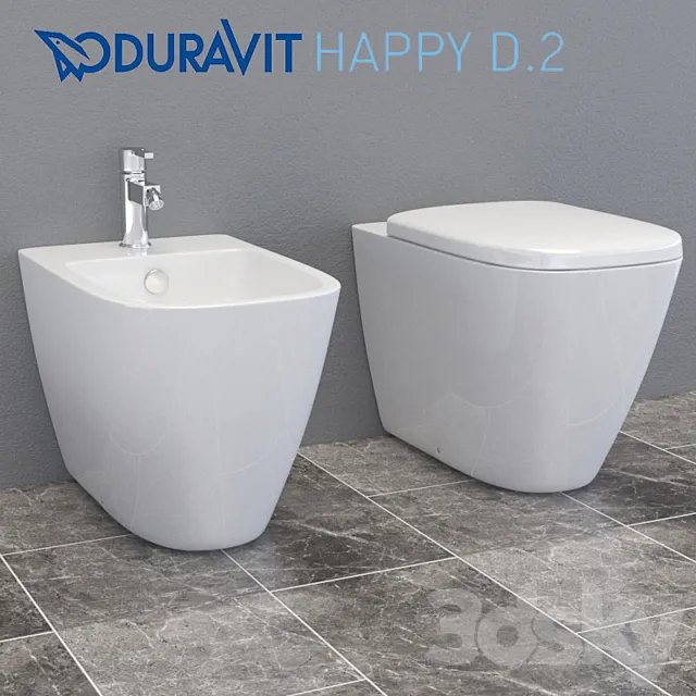 Duravit HAPPY D2 3D Model