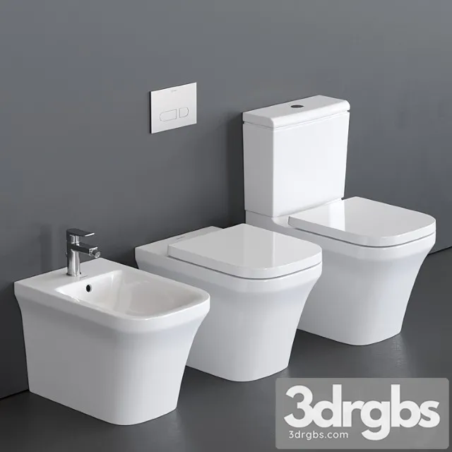 Duravit P3 Comforts Wc 3D Model Download