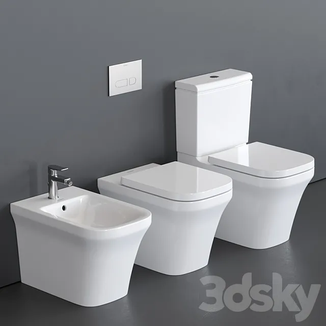 Duravit P3 Comforts WC 3D Model
