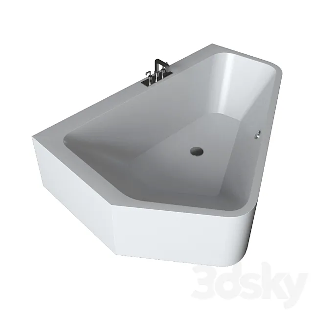 Duravit Paiova Bathtub Paiova 5 3D Model