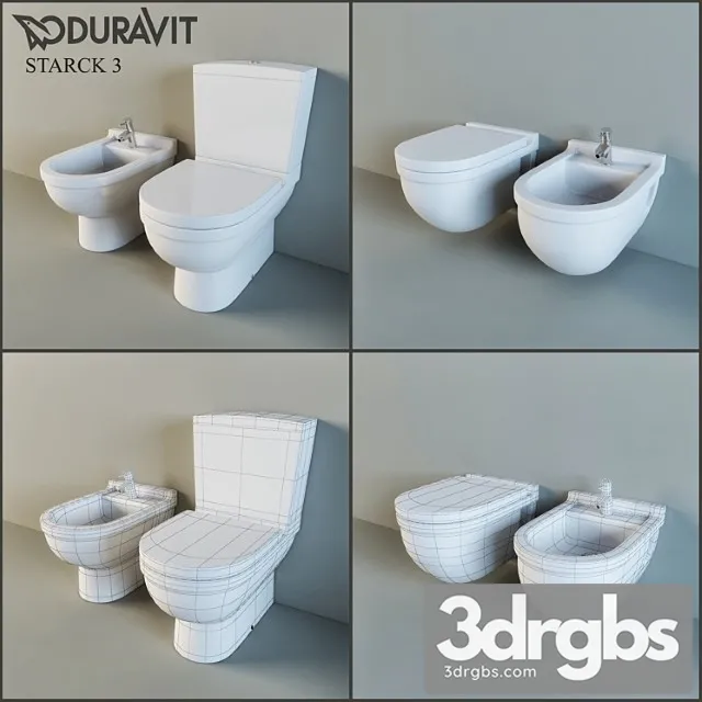 Duravit Starck 3 1 3D Model Download