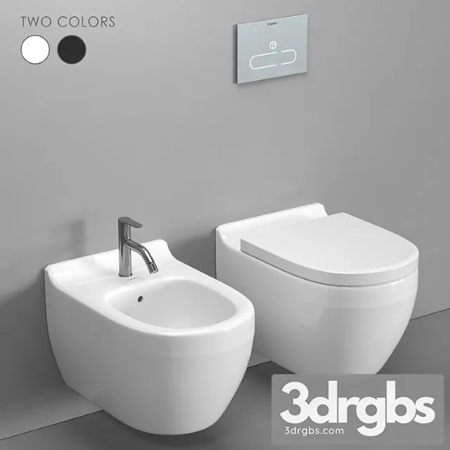 Duravit Starck 3 Podvesnye Unitaz I Bide 3D Model Download