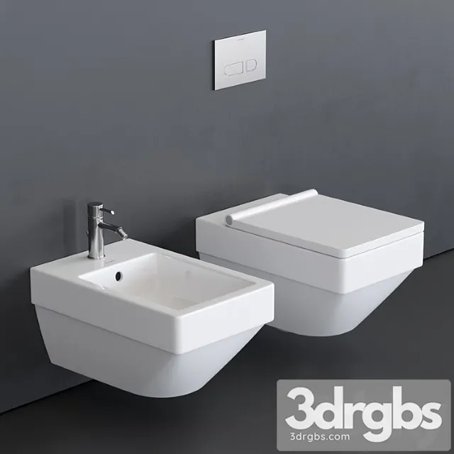 Duravit Vero Air Wall Hung Wc 3D Model Download