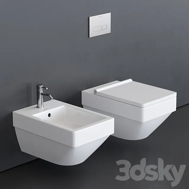 Duravit Vero Air Wall-hung WC 3DModel