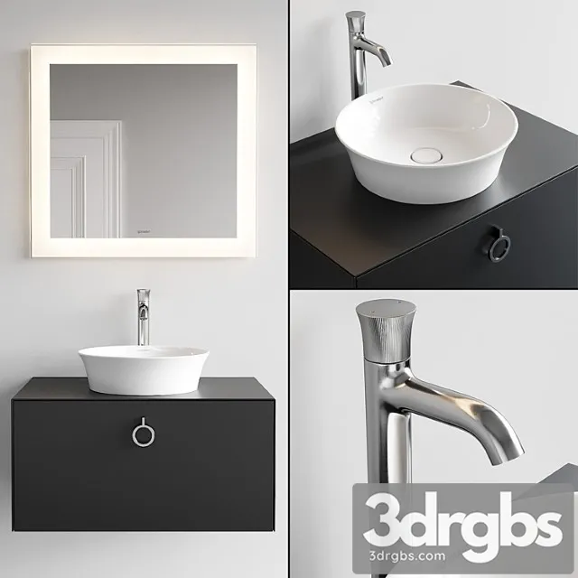 Duravit White Tulip Vanity Unit Set 3 Duravit White Tulip Vanity Unit Set 3