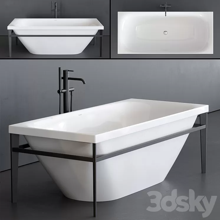 Duravit XViu Bathtub 3D Model