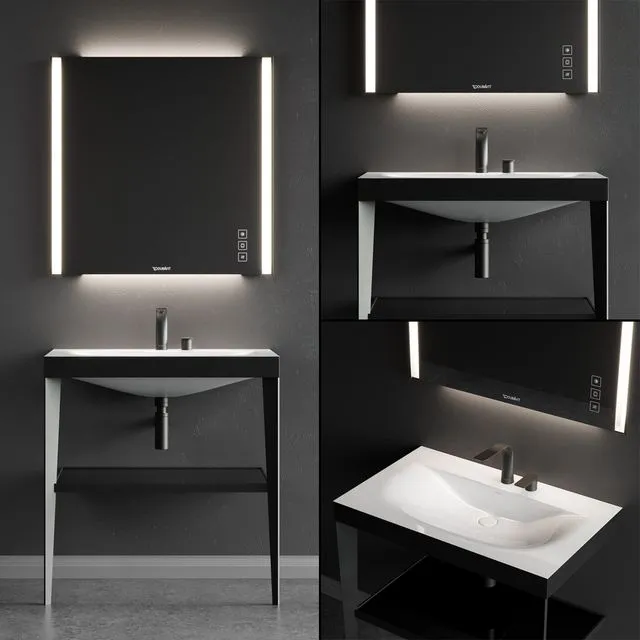 Duravit XViu Console sink 3D Model Duravit XViu Console sink 3D Model