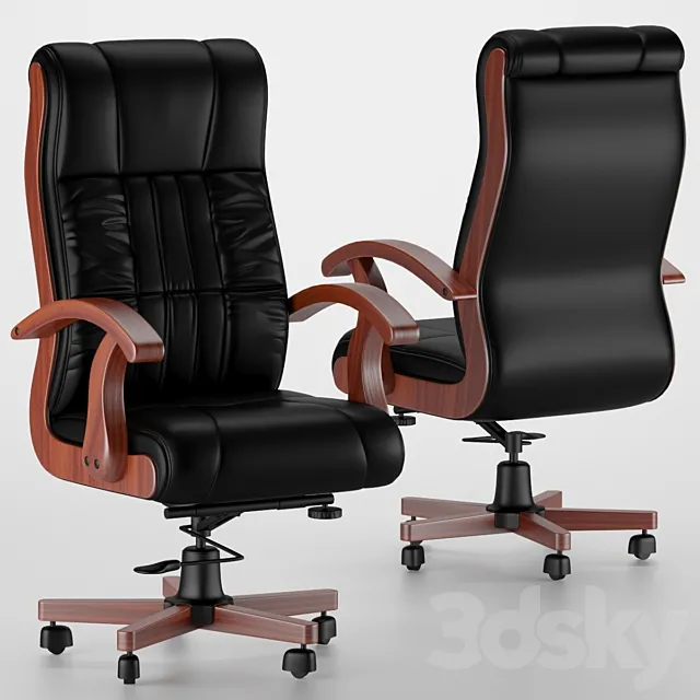 Durian Herald High Back Office Chair 3D Model