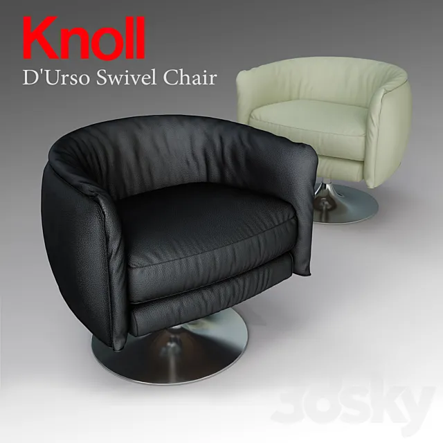 D’Urso Swivel Chair 3DModel