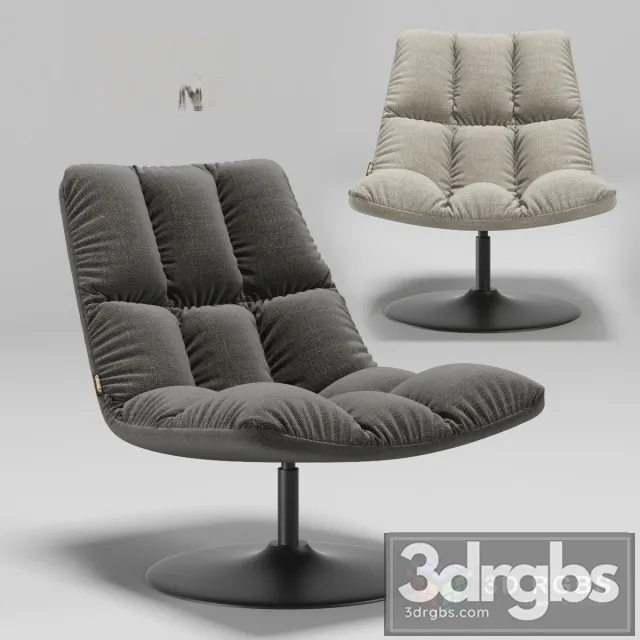 Dutch Bone Bar Louge Chair 3D Model Download