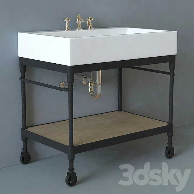 Dutch Industrial Console 3DModel Dutch Industrial Console 3DModel