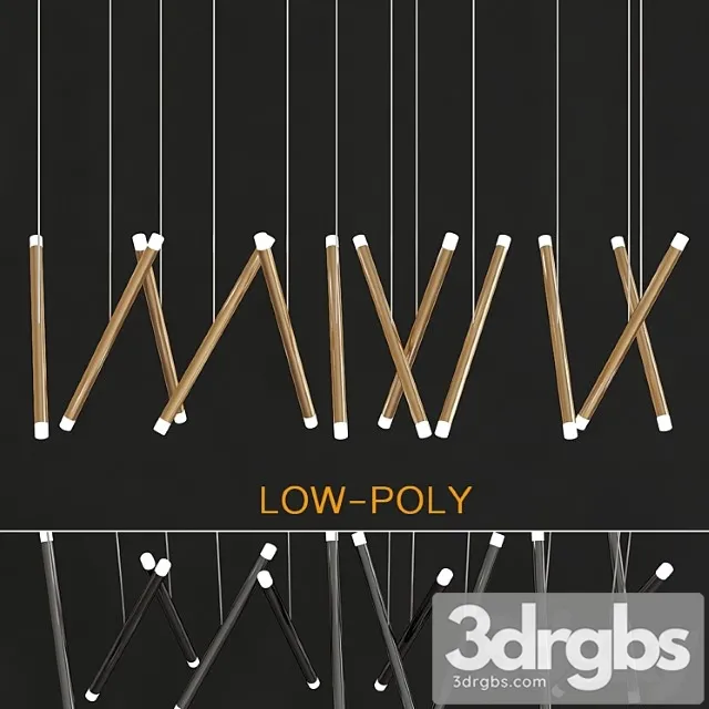 Dutti led chandelier 3D Model Download Dutti led chandelier 3D Model Download