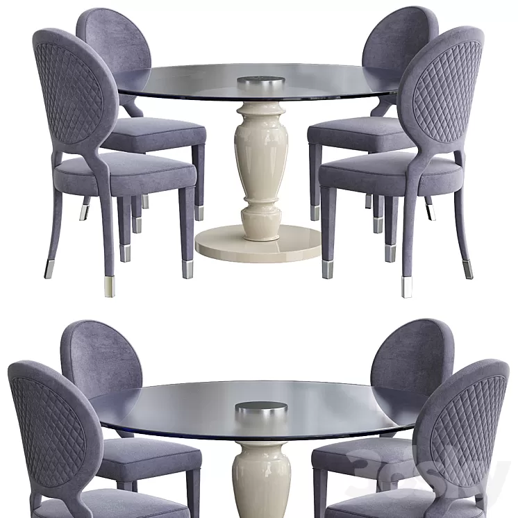 DV HOME COLLECTION 2014 Ever tavolo 3D Model