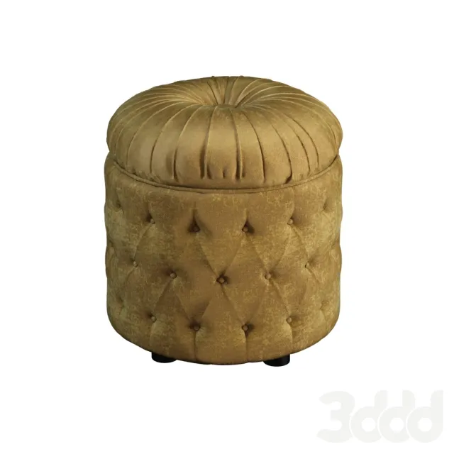 DV home VELVET DOT pouf capitonnee 3D Model DV home VELVET DOT pouf capitonnee 3D Model