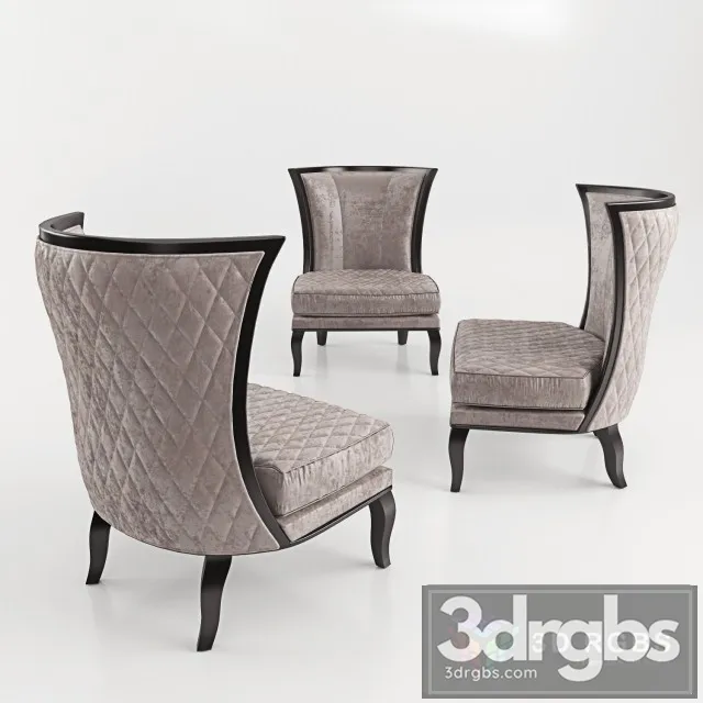 DVH Byron Armchair 3D Model Download DVH Byron Armchair 3D Model Download