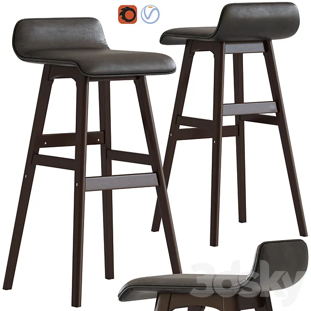 Dwell home charlie barstool 3DModel Dwell home charlie barstool 3DModel
