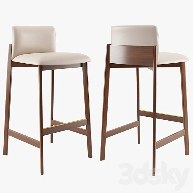 DWR Contour Barstool 3DModel
