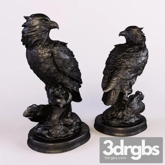 Eagle Sculpture 3D Model Download