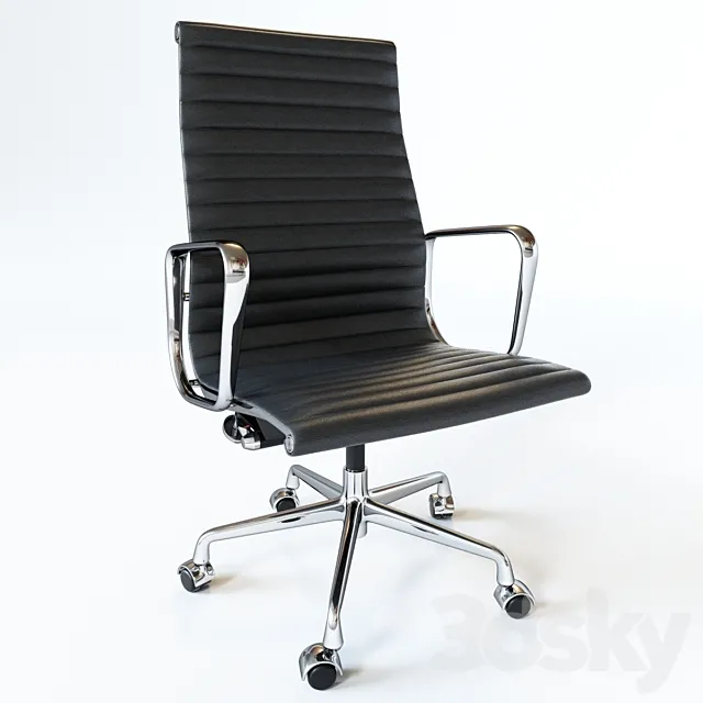 Eames Aluminum Group Executive Chair 3D Model