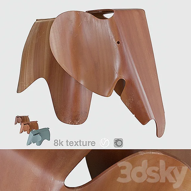 Eames elephant 3D Model Eames elephant 3D Model