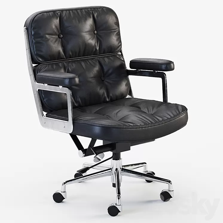 Eames Executive Lobby Chair 3D Model Eames Executive Lobby Chair 3D Model