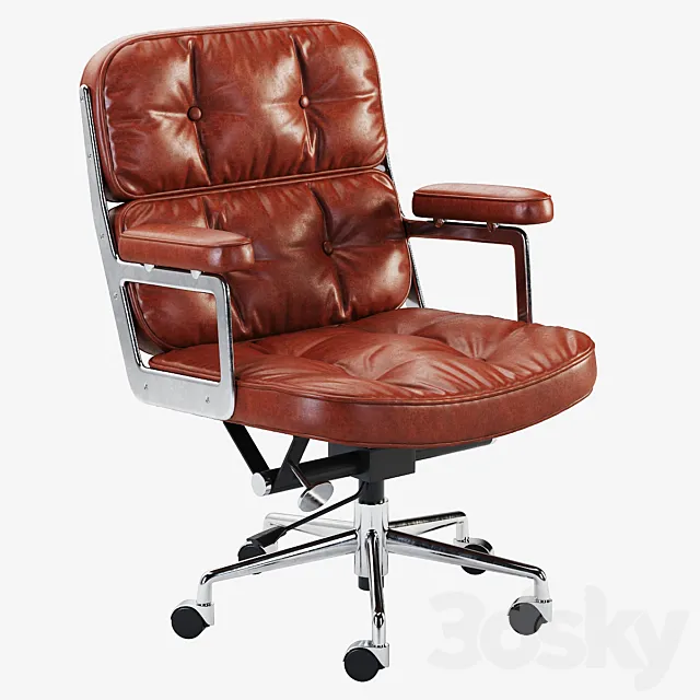Eames Executive Lobby Chair Waxed 3D Model