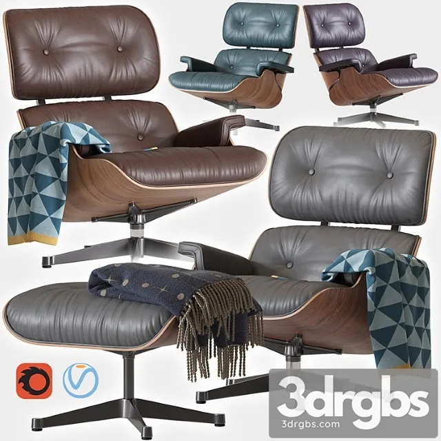 Eames Lounge Chair 1 3D Model Download Eames Lounge Chair 1 3D Model Download