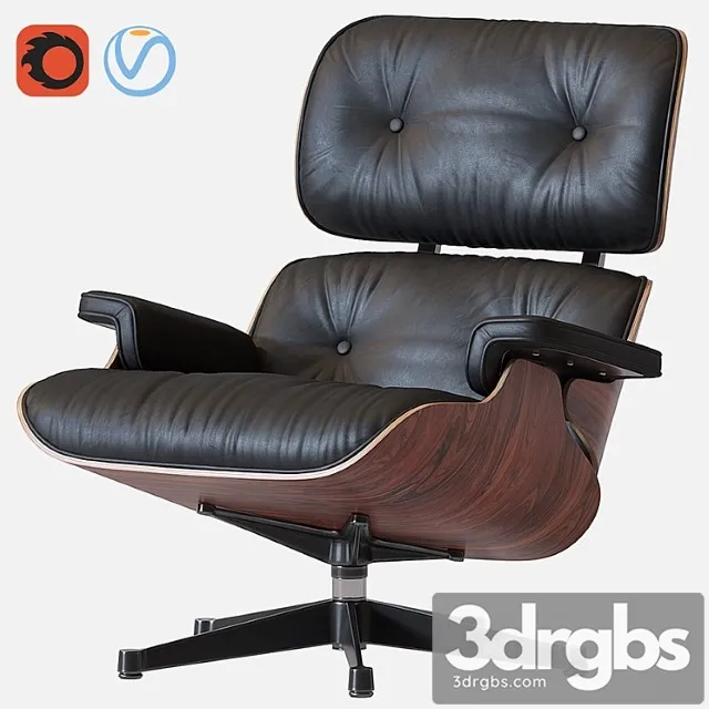Eames Lounge Chair 2 3D Model Download Eames Lounge Chair 2 3D Model Download
