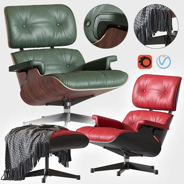 Eames Lounge Chair 3D Model