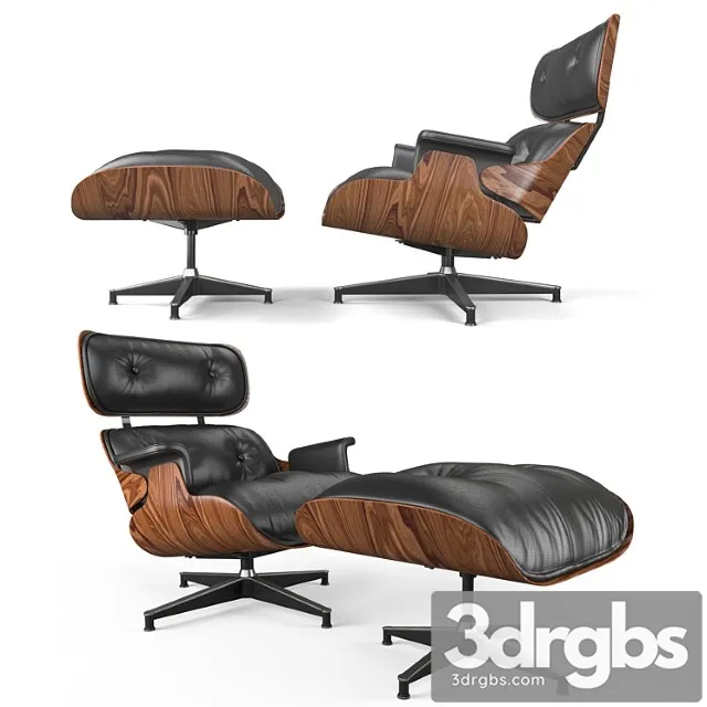 Eames Lounge Chair Ottoman 3D Model Download Eames Lounge Chair Ottoman 3D Model Download