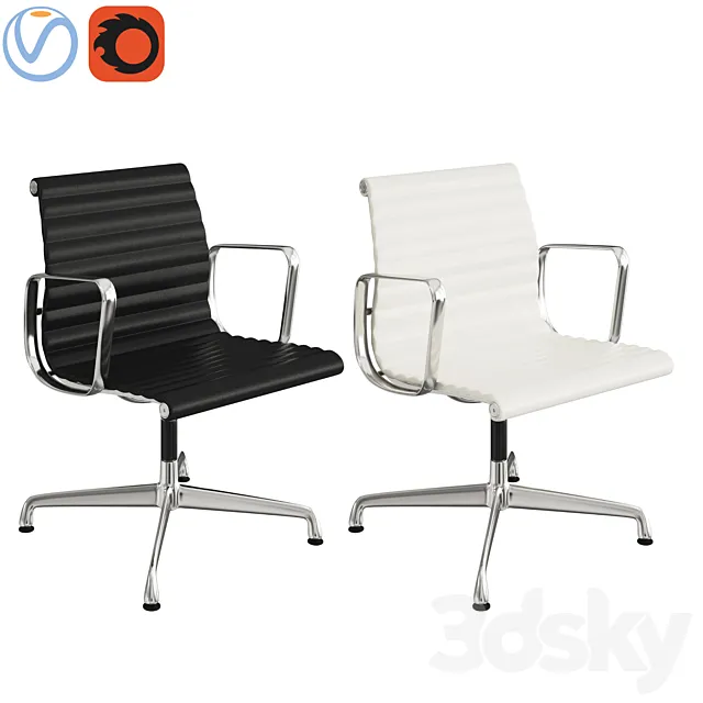 Eames management chair glides 3DModel Eames management chair glides 3DModel