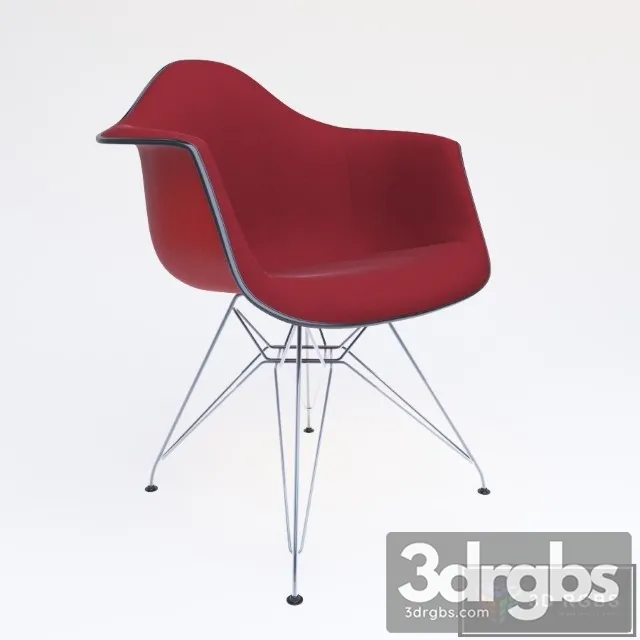 Eames Plastic Armchair DAR 3D Model Download