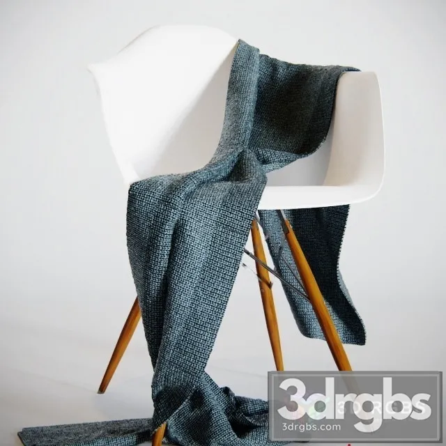 Eames Plastic Armchair DAW 3D Model Download