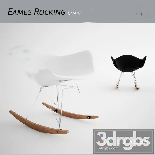 Eames Rocking Chair 1 3D Model Download Eames Rocking Chair 1 3D Model Download