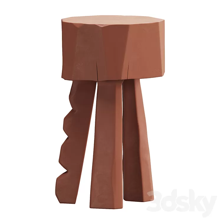 Earth Stool by Vince Skelly 3D Model