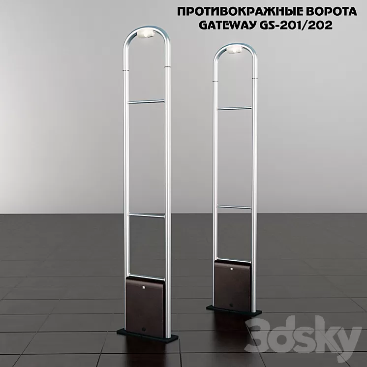 EAS gates GATEWAY GS-201202 3D Model