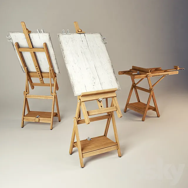 easel 2 3D Model easel 2 3D Model