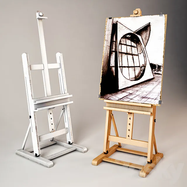 easel 3D Model easel 3D Model